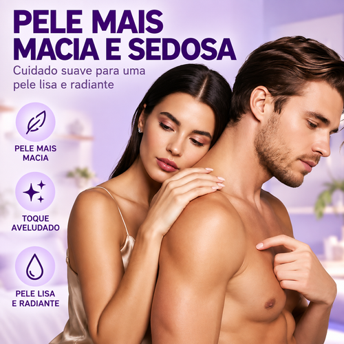 Creme Depilatório Indolor para Área do Biquíni e Pele Sensível – Fórmula Hipoalergênica de Ação Rápida com Aloe Vera, Ácido Hialurônico e Aroma Cítrico – Uso Feminino e Masculino